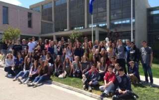 Μαθητές τού Maurick College Holland στο Αρσάκειο Λύκειο Πατρών