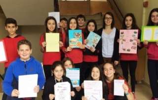 H επίσκεψη μεταπτυχιακής Γαλλίδας φοιτήτριας στο Σχολείο μας
