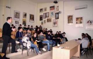 Επίσκεψη τού καθηγητή κ. Χρήστου Γούσιου στο πλαίσιο τού μαθήματος τής Ερευνητικής Εργασίας