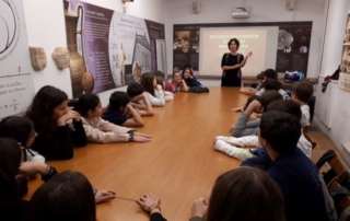 Οι μαθητές τής A΄ τάξης στο Μουσείο Ηρακλειδών