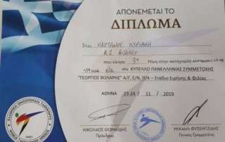 Χάλκινο μετάλλιο στο Tae Kwon Do