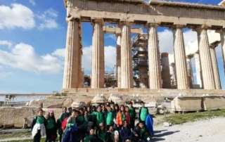 Επίσκεψη στον ιερό βράχο τής Ακρόπολης