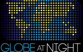 Globe at night