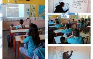 Ζωγραφήγηση στη Βιβλιοθήκη τού Ιδρύματος Ωνάση
