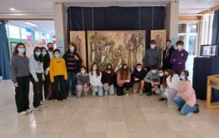 Επίσκεψη στην έκθεση ζωγραφικής τού Γ. Κόρδη 