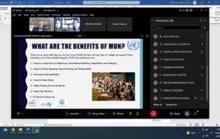 Webinar MUN: Οι μαθητές σε ρόλο "διπλωμάτη"