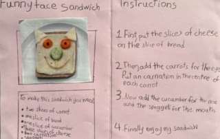 Funny Face Sandwich