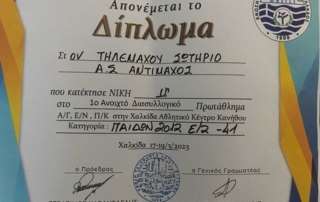 Χρυσό μετάλλιο στο ταεκβοντό 