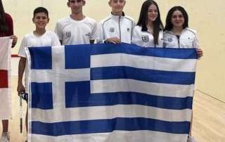Διάκριση στην τοιχοσφαίριση (squash)