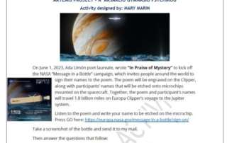 "Message In A Bottle" - Πρόγραμμα ARTEMIS MISSION