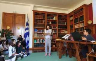 Χριστούγεννα στη Βιβλιοθήκη με άρωμα Νόμπελ Λογοτεχνίας...