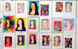 Γνωριμία με την Pop Art και μεταφορά σχεδίου με κάναβο