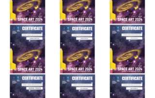 Πιστοποιητικά "Space Art 2024"