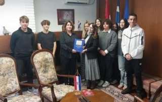 Επίσκεψη τής Λέσχης MUN στην πρεσβεία τής Κροατίας