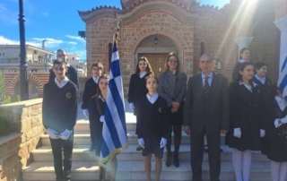 Συμμετοχή  στις εορταστικές εκδηλώσεις τού Δήμου Διονύσου για την 28η Οκτωβρίου