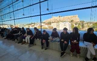 Επίσκεψη των μαθητών τής Β΄ τάξης στο Μουσείο τής  Ακρόπολης