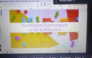 Διαδικτυακό σεμινάριο στη Φυσική Αγωγή