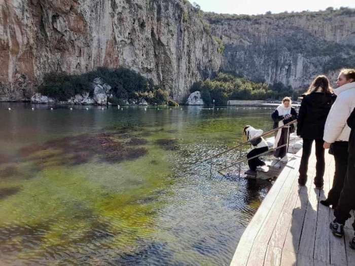 Εκπαιδευτική Επίσκεψη στη Λίμνη τής Βουλιαγμένης