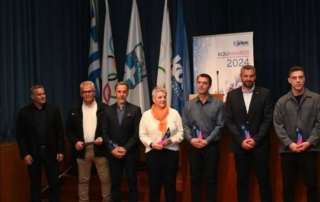 Τελετή βράβευσης από την Κολυμβητική Ομοσπονδία Ελλάδος