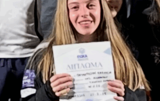 5η θέση σε πανελλήνιους αγώνες σκι (Slalom U14)