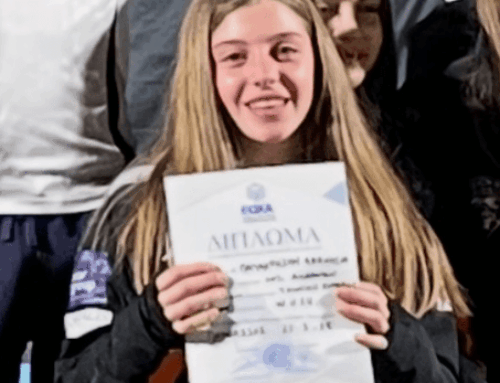 5η θέση σε πανελλήνιους αγώνες σκι (Slalom U14)