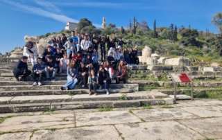 Εκδρομή τής Α΄ τάξεως στον αρχαιολογικό χώρο τής Ελευσίνας και στις Κεχριές Κορινθίας