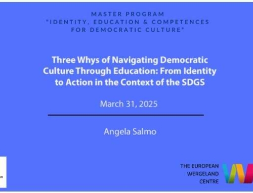 «Three Whys of Navigating for Democratic Culture Through Education: From Identity to Action in the Context of the SDGS»