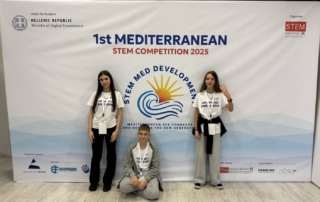 3η θέση και επιτυχίες στον Διεθνή Διαγωνισμό Εκπαιδευτικής Ρομποτικής 1st Mediterranean STEM Contest 2025
